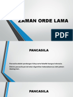 Zaman Orde Lama Pancasila