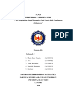 Contoh Cara Mengenalkan Objek Matematika Pada Peserta Didik Fase Dewasa