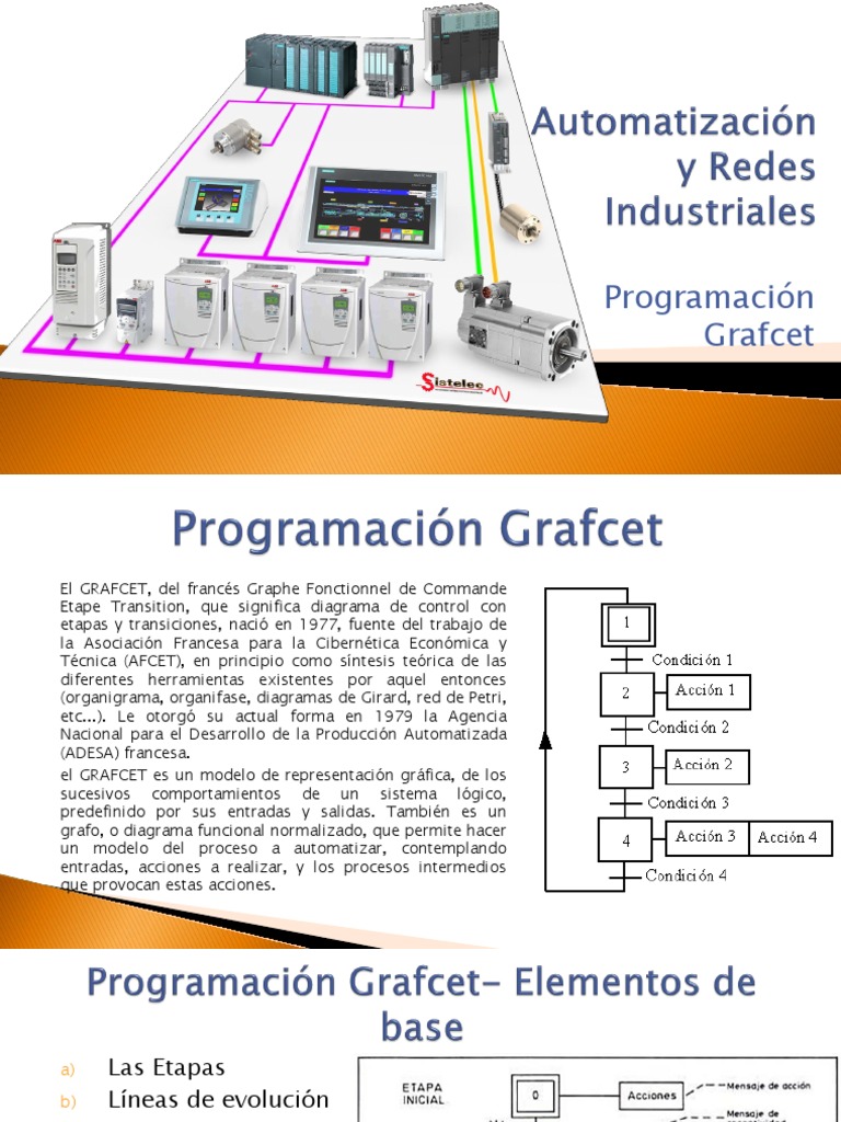 Programacion Grafcet | PDF | Evolución | Ciencia de sistemas