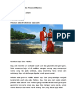 Tugas Pakaian Adat Provinsi Maluku