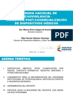 Programa nacional de tecnovigilancia de dispositivos médicos