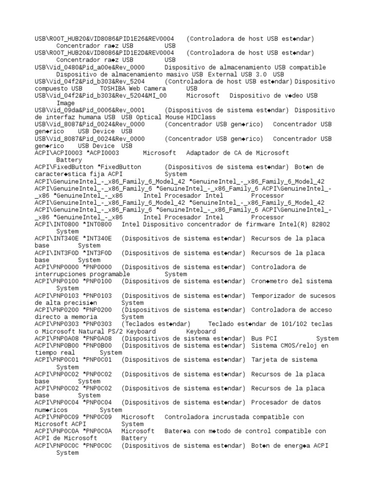 Requerimientos | PDF | USB | Hardware de la computadora