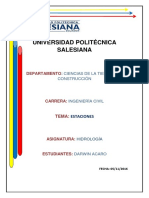 Hidrologia estaciones