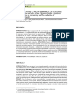 Linea Funcional Como Herramienta de Screening para Evaluación de La Deglución en Líquidos PDF