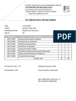 KRS Politeknik Malang Akuntansi Diploma III 1732510087