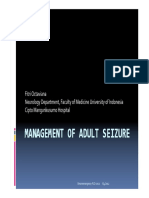 Management of adult seizure