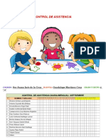 Lista de asistencia