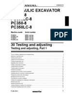 PC350-8 Testing & Adjusting Part1