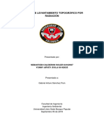 Levantamiento topográfico radiación