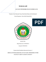 PEMBELAJARAN DAN PENGEMBANGAN KURIKULUM