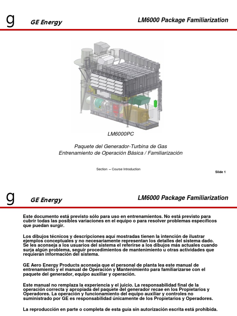 Lm6000 Boc Module 1 Intro Toc (Español) | PDF | Generador eléctrico ...