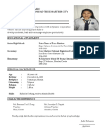 Sample Resume