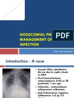 Nosocomial Pneumonia: Management of The Infection: Dita Aditianingsih