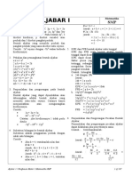 Matematika Semester 1