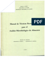 Manual Tecnicas Recomendadas Analisis Microbiologicos Alimentos