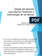 Embriologia de Aparato Reproductor Femino