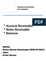 Account Receivable Notes Receivable Revenue: Magister Akuntansi Stie Swadaya