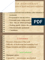 Oral Complications of Radiotherapy and Chemotherapy