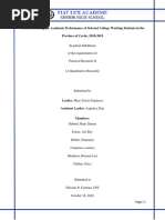 Factors Affecting The Academic Performance of Selected College Working Students in The Province of Cavite, 2018-2019