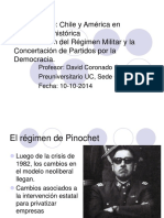 Clase Guía n° 34 - El fin del Régimen de Pinochet y la Concertación