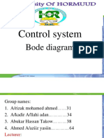 Control System: Bode Diagram