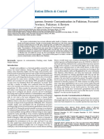 Current Situation of Aqueous Arsenic Contamination in Pakistan Focusedon Sindh and Punjab Province Pakistan A Review 2375 4397 1000207