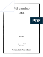 Germán Darío Pérez - Mi Camino, Danza - Piano