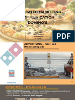 Integrated Marketing Communication of Dominos