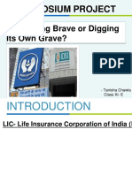 Symposium Project: LIC-Acting Brave or Digging Its Own Grave?