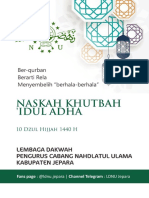 Naskah Khutbah Idul Adha LDNU - LAYOUT BUKU 2019 - Print