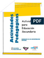 ACTIVIDADES. para La Educación Secundaria. Orientación Sexual PDF
