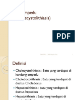 Batu Empedu (Cholescystolithiasis)