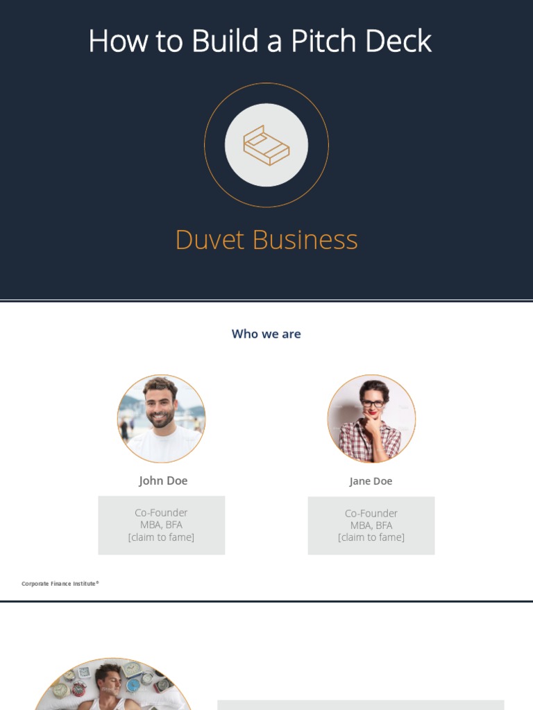 Startup Investor Pitch Deck Template | PDF | Copyright | Startup Company