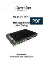 Magnum 10KT Managed Switch With Timing: Installation and User Guide