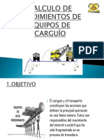 CALCULO DE RENDIMIENTOS DE EQUIPOS DE CARGUÍO.pptx