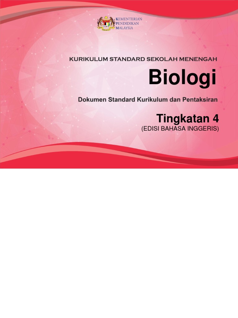 DSKP KSSM Biology Form 4 PDF