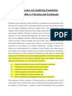 Mitigations of Earth Quake