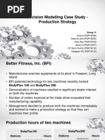 Decision Modelling Case Study - Production Strategy