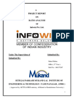 Ratio Analysis Report of Infowiz Pvt Ltd