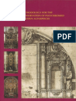 Methodology For The Conservation of Polychromed Wooden Alter Pieces