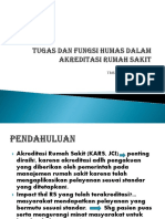 Tugas Dan Fungsi Humas Dalam Akreditasi Rumah Sakit