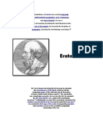 Eratosthenes: Cyrene Polymath Mathematician Geographer Poet Astronomer Music Theorist