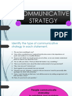 Communicative Strategy Guide