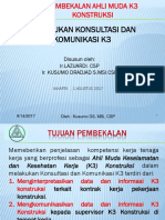 Unit 010 Melakukan Konsultasi Dan Komunikasi K3