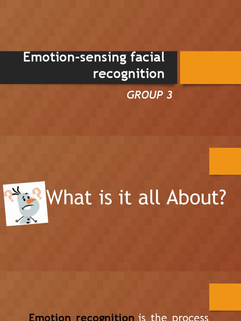 Emotion Sensing Facial Recognition | PDF