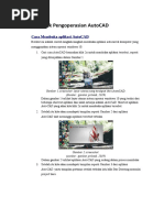 Petunjuk Pengoperasian AutoCAD
