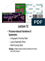 Process Induced Well Proximity