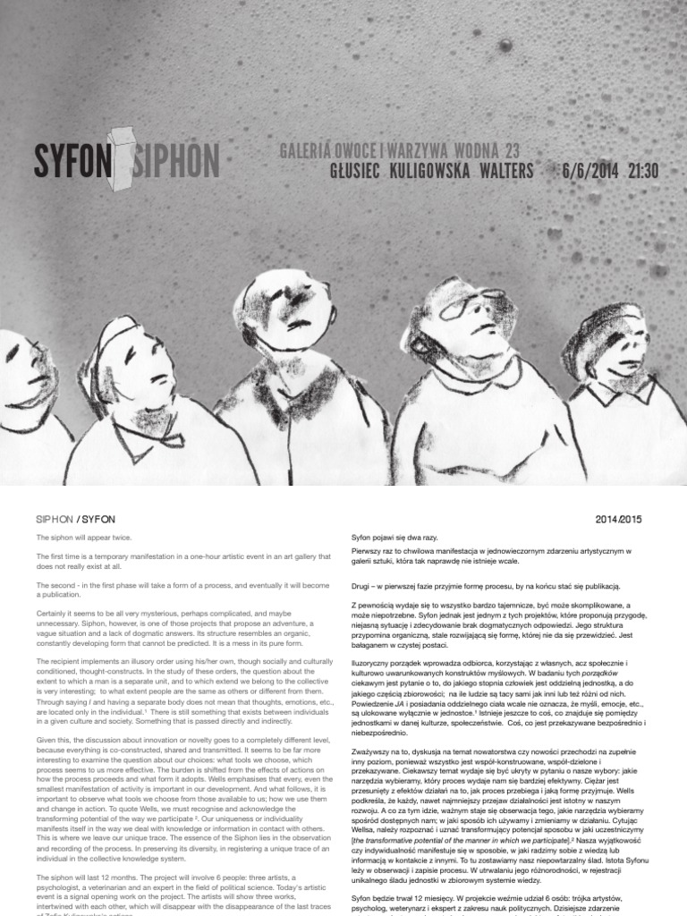 Siphon Art Project Overview 2014/15 | PDF | Cognitive Science ...