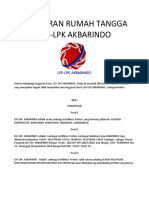Anggaran Rumah Tangga LSP-LPK Akbarindo 2018