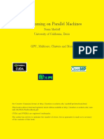 Programming On Parallel Machines: Norm Matloff University of California, Davis